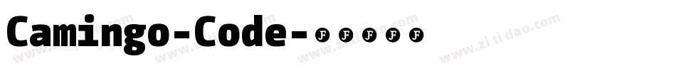 Camingo-Code字体转换