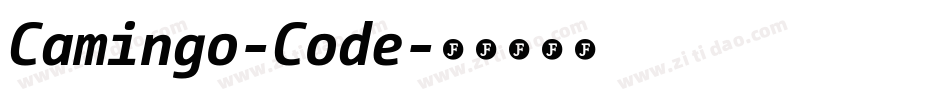 Camingo-Code字体转换