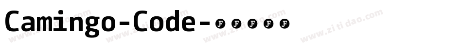 Camingo-Code字体转换