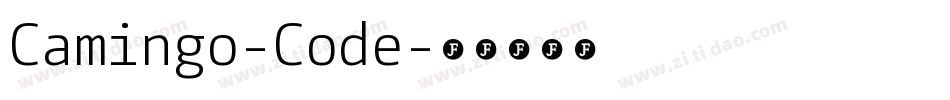 Camingo-Code字体转换