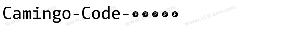 Camingo-Code字体转换