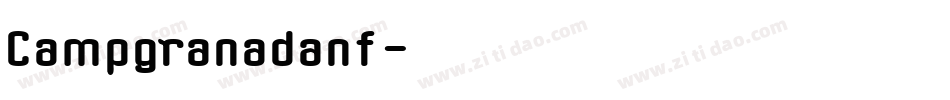 Campgranadanf字体转换