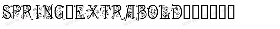 Spring-Extrabold字体转换