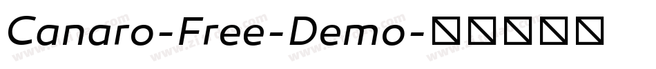 Canaro-Free-Demo字体转换