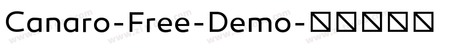 Canaro-Free-Demo字体转换