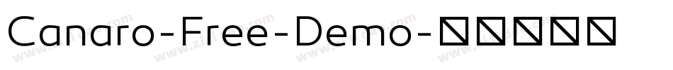 Canaro-Free-Demo字体转换