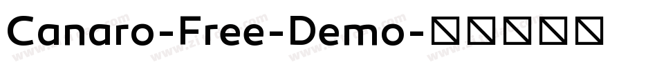 Canaro-Free-Demo字体转换