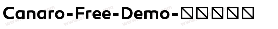 Canaro-Free-Demo字体转换
