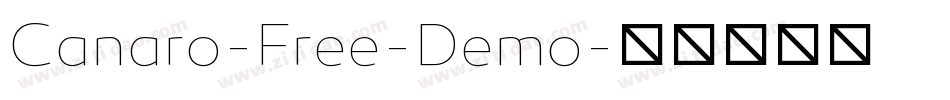 Canaro-Free-Demo字体转换