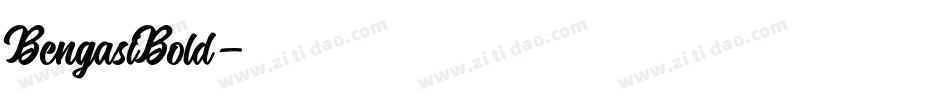 BengasiBold字体转换