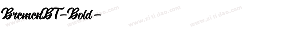 BremenBT-Bold字体转换