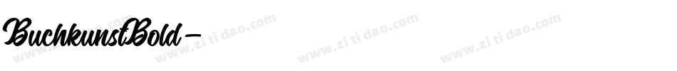 BuchkunstBold字体转换