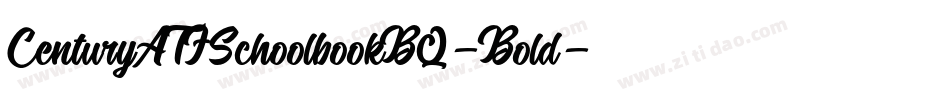 CenturyATFSchoolbookBQ-Bold字体转换