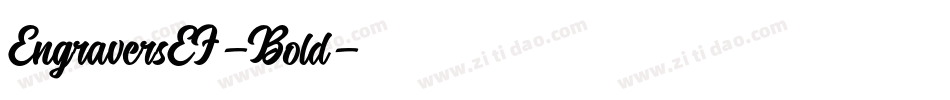 EngraversEF-Bold字体转换