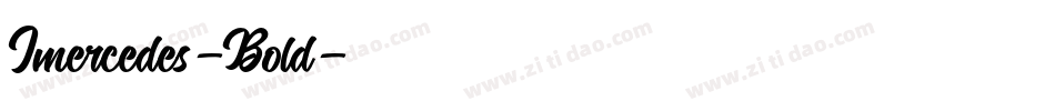 Imercedes-Bold字体转换