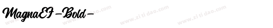 MagnaEF-Bold字体转换