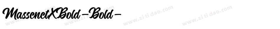MassenetXBold-Bold字体转换