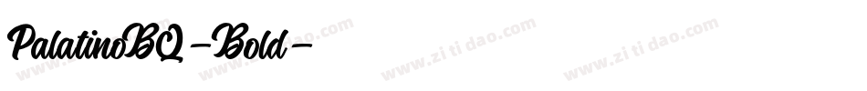 PalatinoBQ-Bold字体转换