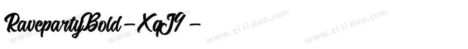 RavepartyBold-XqJ9字体转换