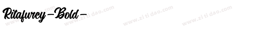 Ritafurey-Bold字体转换