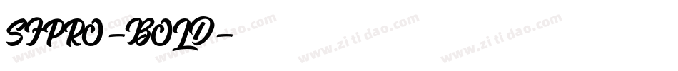 SFPRO-BOLD字体转换