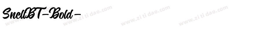 SnellBT-Bold字体转换