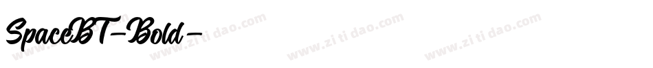 SpaceBT-Bold字体转换