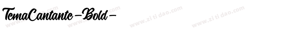 TemaCantante-Bold字体转换 TemaCantante-Bold字体转换