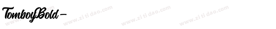 TomboyBold字体转换
