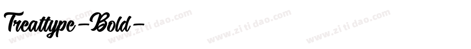 Treattype-Bold字体转换
