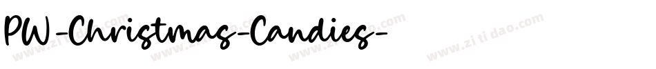 PW-Christmas-Candies字体转换