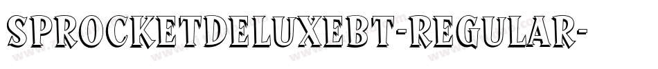 SprocketDeluxeBT-Regular字体转换