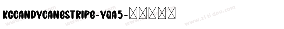 KgCandyCaneStripe-yqA5字体转换