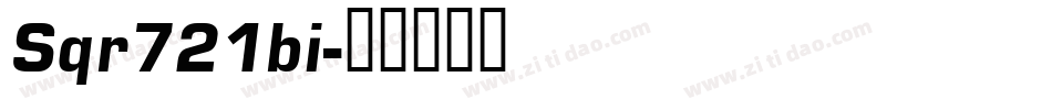 Sqr721bi字体转换