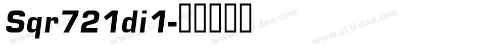 Sqr721di1字体转换