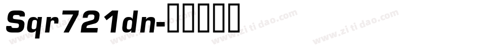 Sqr721dn字体转换
