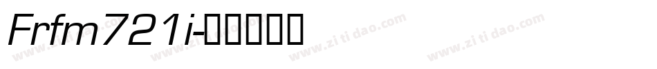 Frfm721i字体转换