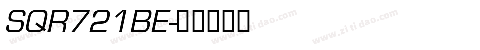 SQR721BE字体转换