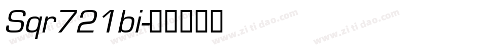 Sqr721bi字体转换