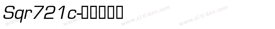 Sqr721c字体转换