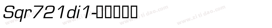 Sqr721di1字体转换