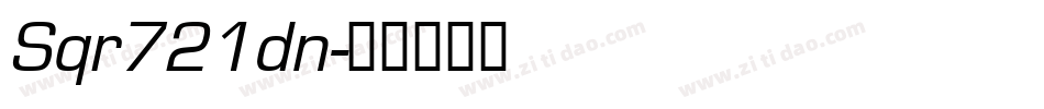 Sqr721dn字体转换