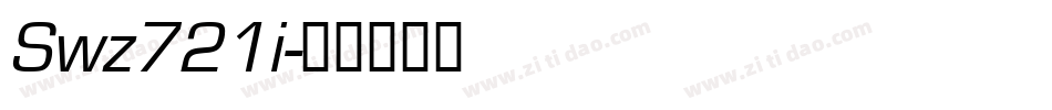 Swz721i字体转换