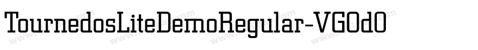 TournedosLiteDemoRegular-VGOd0字体转换