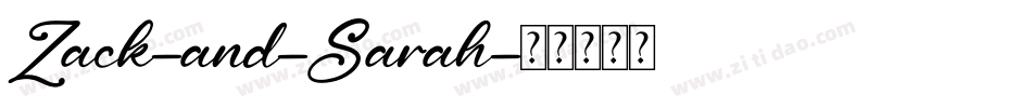 Zack-and-Sarah字体转换