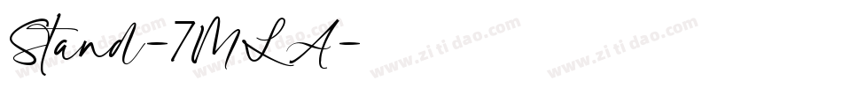 Stand-7MLA字体转换