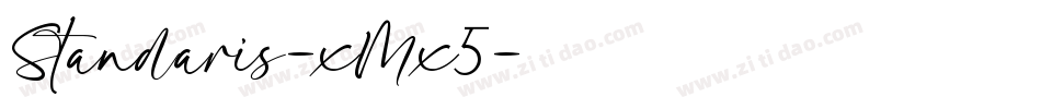 Standaris-xMx5字体转换