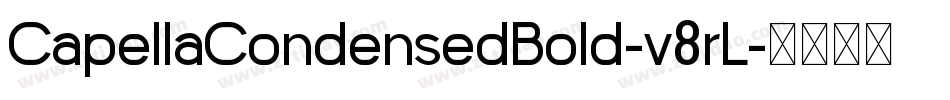CapellaCondensedBold-v8rL字体转换