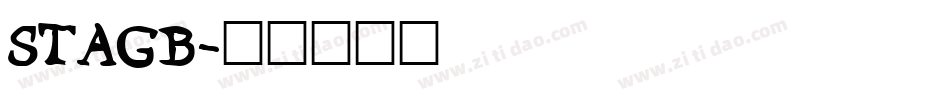 STAGB字体转换
