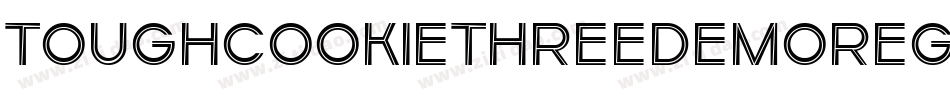ToughCookieThreeDemoRegular-ADYA字体转换